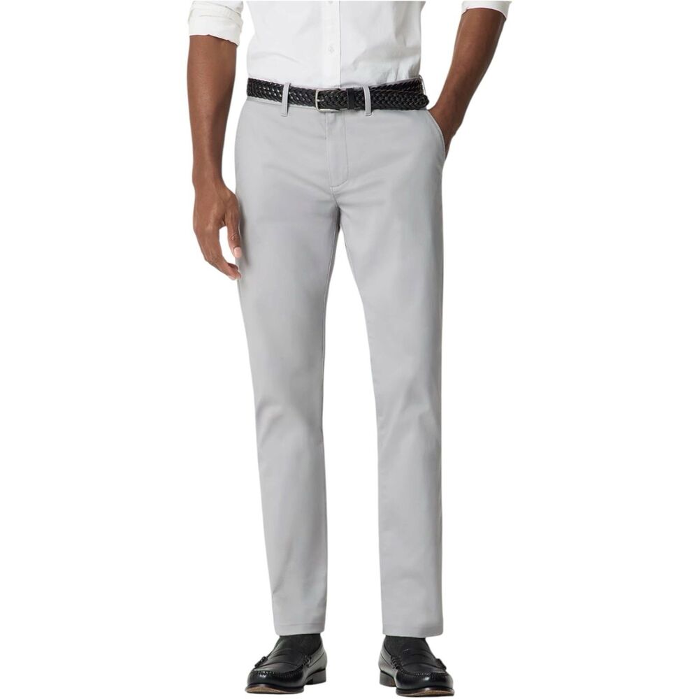 J Crew Pants Mens 35x32 Stone Gray Slim Original Chino Casual Office CO399 NWT